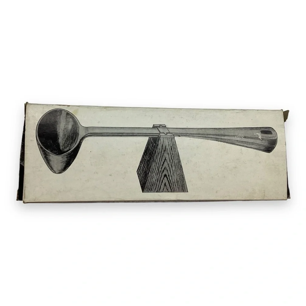 Vintage Viking Importrade Aluminum‎ Sliding Measuring Laddle Spoon Original Box!